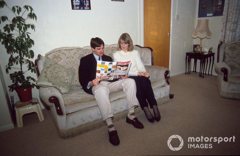 Martin Donnelly with his wife