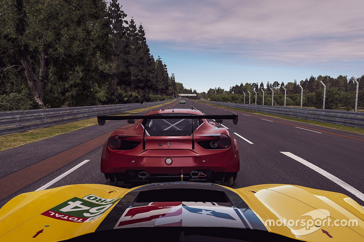 #64 Corvette Racing Corvette C7.R: Tommy Milner, Jan Magnussen, Dennis Lind, Alen Terzic, #52 Ferrari - AF Corse Ferrari 488 GTE: Charles Leclerc, Antonio Giovinazzi, Enzo Bonito, David Tonizza