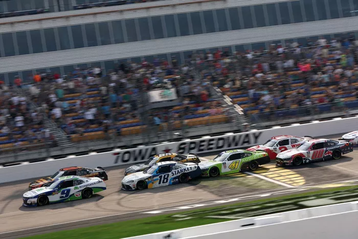 Ross Chastain, Chevrolet, William Sawalich, Joe Gibbs Racing Toyota, Sam Mayer, Haas Factory Team Ford