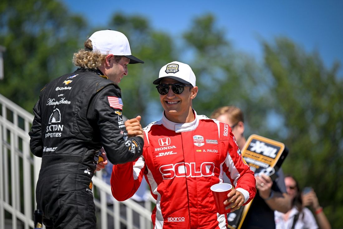 Santino Ferrucci, A. J. Foyt Enterprises, Alex Palou, Chip Ganassi Racing