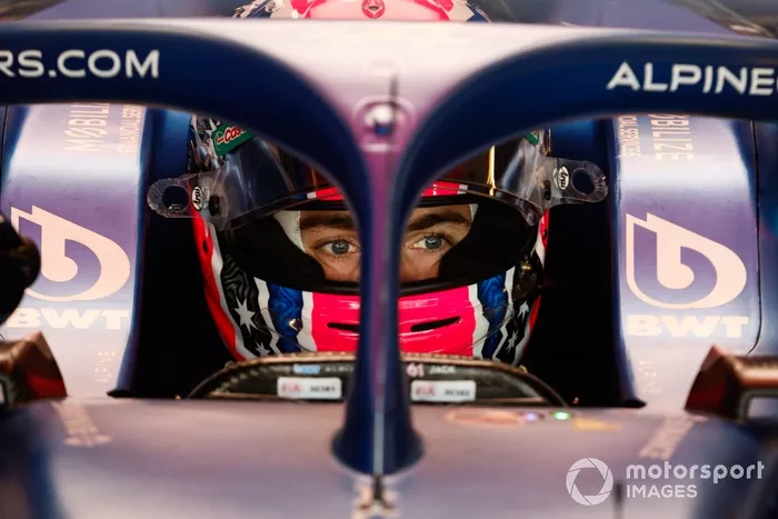 Jack Doohan, Alpine F1 Team, dans le cockpit