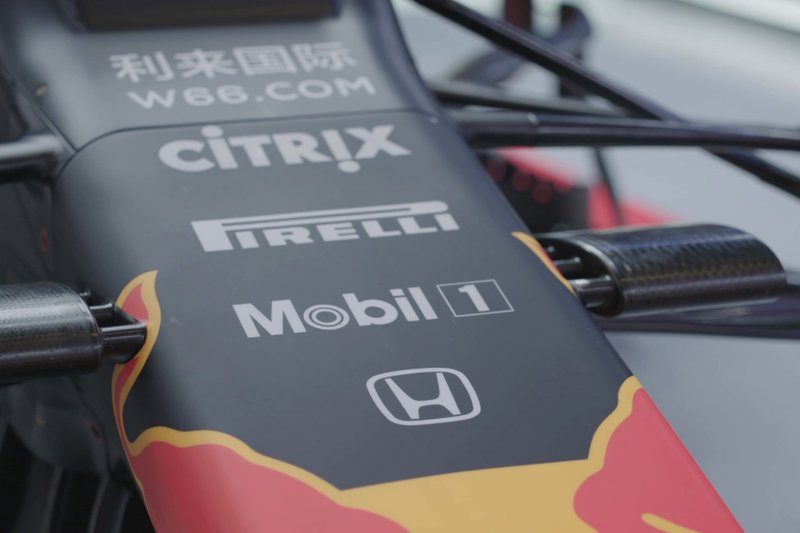 Detalle del Red Bull RB15