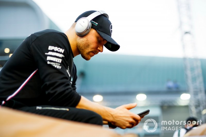 Valtteri Bottas, Mercedes AMG F1 on the drivers parade