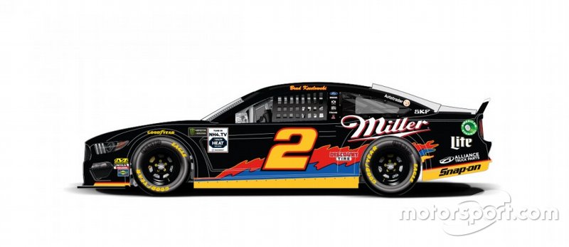 Brad Keselowski irá competir com o esquema de pintura de 1996 de Rusty Wallace