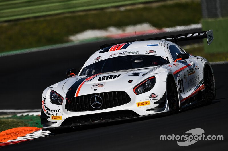 #21 Mercedes AMG GT3, Antonelli Motorsport, Linossi-Colombo