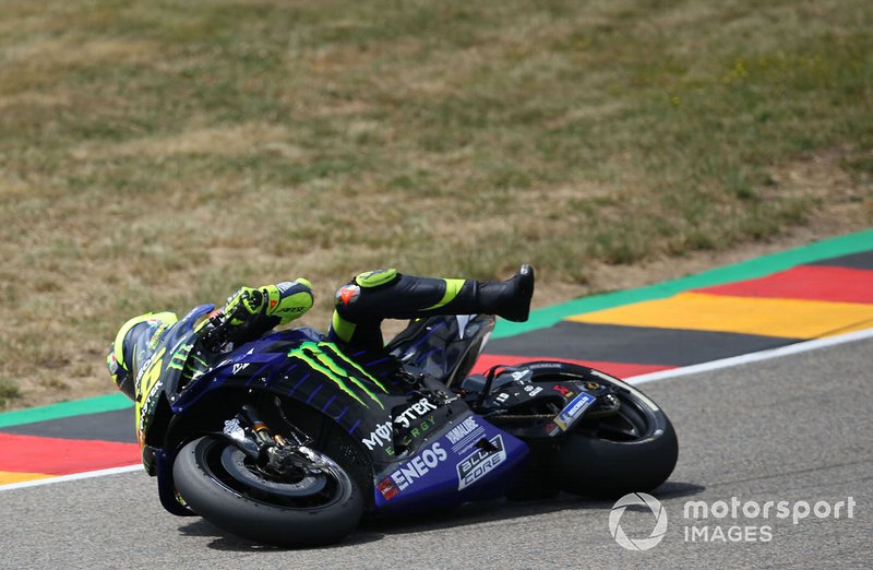 Accidente de Valentino Rossi, Yamaha Factory Racing