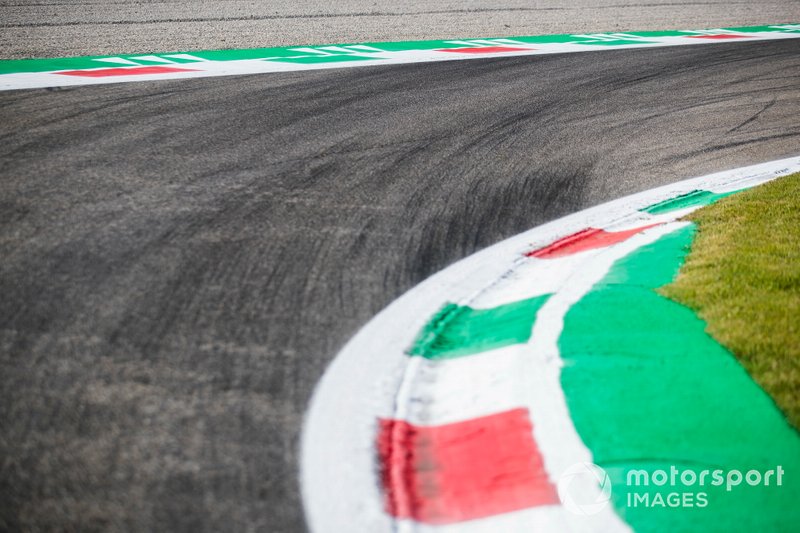 Detalhe da pista