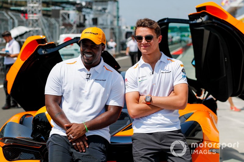 Lando Norris, McLaren, ASAP Ferg