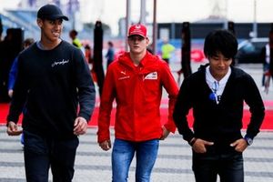 Mick Schumacher, Prema Racing Sean Gelael, Prema Racing en Nobuharu Matsushita, Carlin