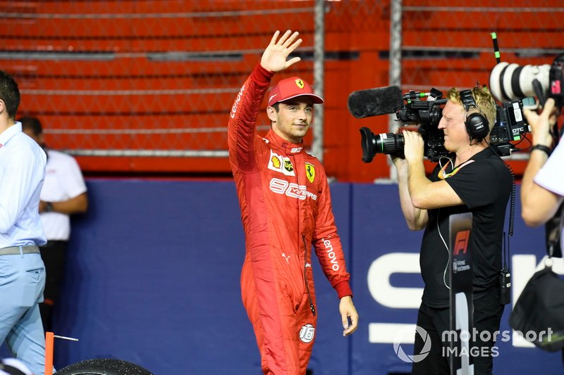 Pole man Charles Leclerc, Ferrari