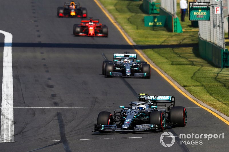 Valtteri Bottas, Mercedes AMG W10, Lewis Hamilton, Mercedes AMG F1 W10, Sebastian Vettel, Ferrari SF90