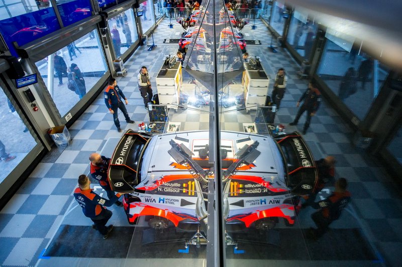 Hyundai Motorsport team area