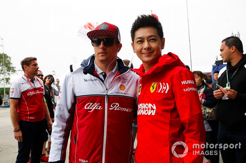 Kimi Raikkonen, Alfa Romeo Racing et Jimmy Lin