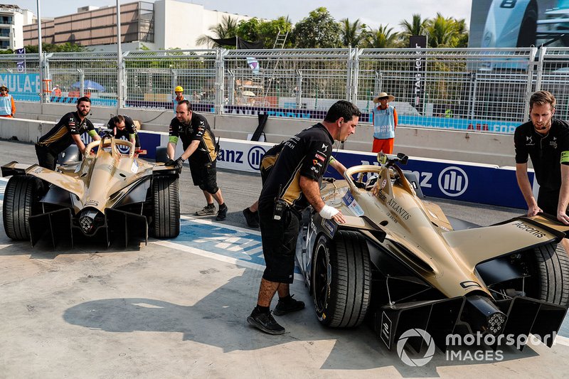 Jean-Eric Vergne, DS TECHEETAH, DS E-Tense FE19, Andre Lotterer, DS TECHEETAH, DS E-Tense FE19, vengono riportati nel box