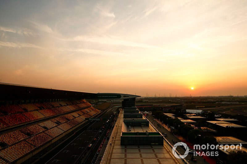 A scenic view of the Shanghai International Circuit