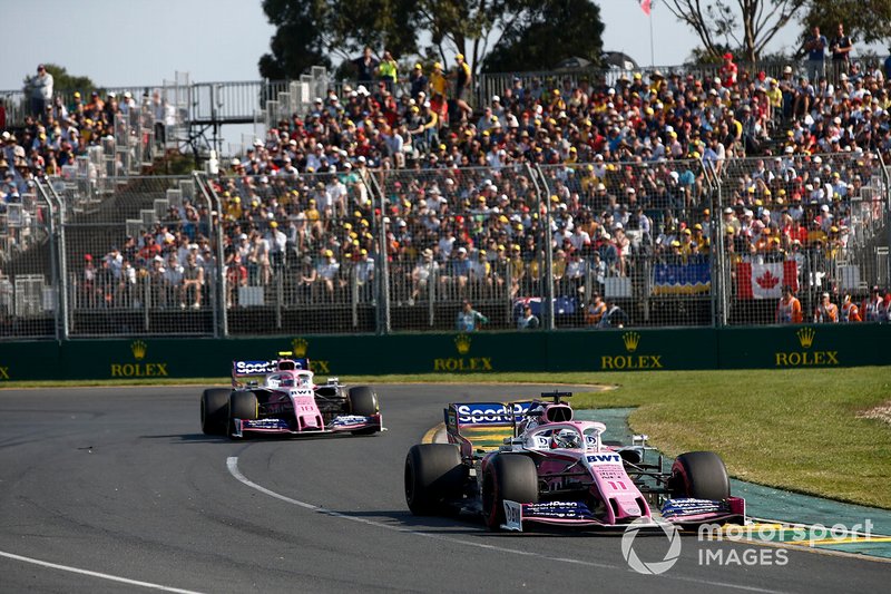 Sergio Perez, Racing Point RP19, Lance Stroll, Racing Point RP19