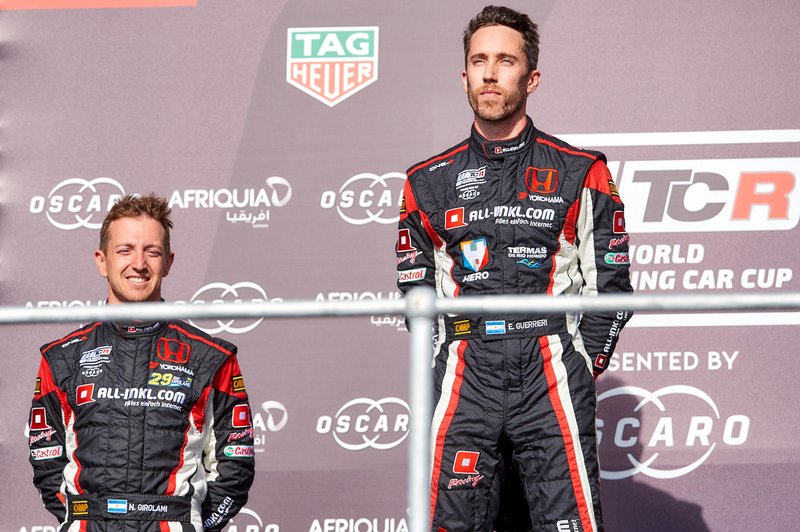 Podio: ganador de la carrera Esteban Guerrieri, ALL-INKL.COM Münnich Motorsport Honda Civic Type R TCR, tercer lugar Néstor Girolami, ALL-INKL.COM Münnich Motorsport Honda Civic Type R TCR