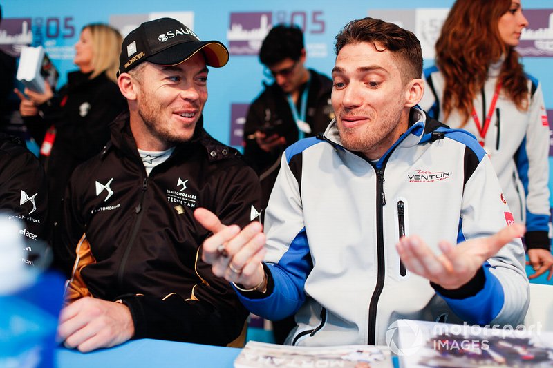 Andre Lotterer, DS TECHEETAH, Edoardo Mortara, Venturi Formula E at the autograph session