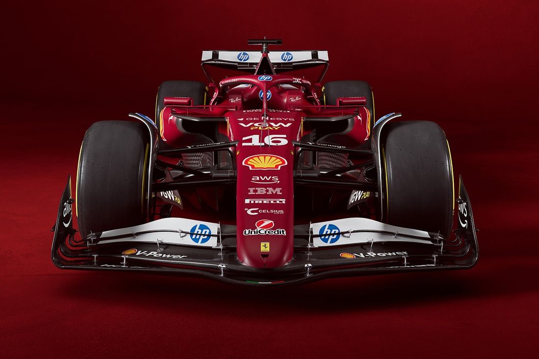 フェラーリF1、2025年マシンSF-25カラーリング F1