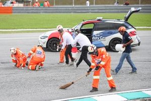 Alguaciles durante el choque