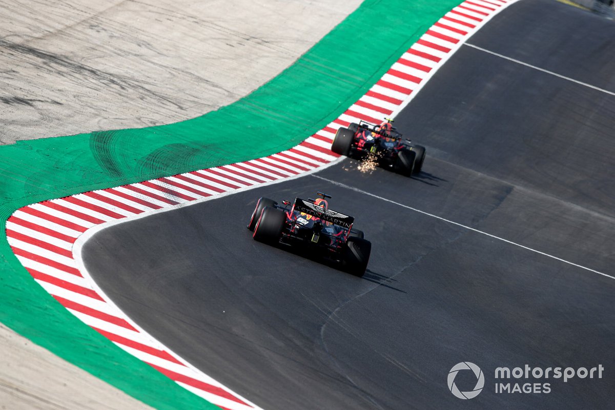 Alex Albon, Red Bull Racing RB16, Max Verstappen, Red Bull Racing RB16