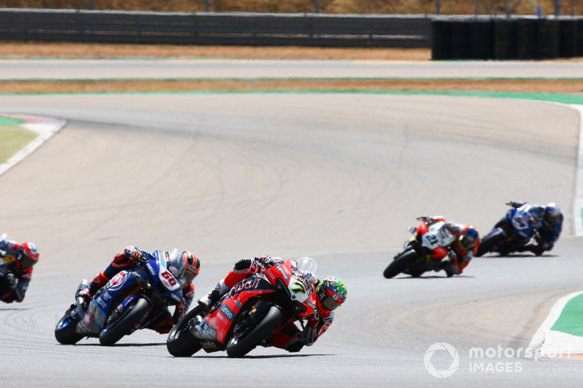 Chaz Davies, Arubait Racing Ducati, Michael van Der Mark, Pata Yamaha