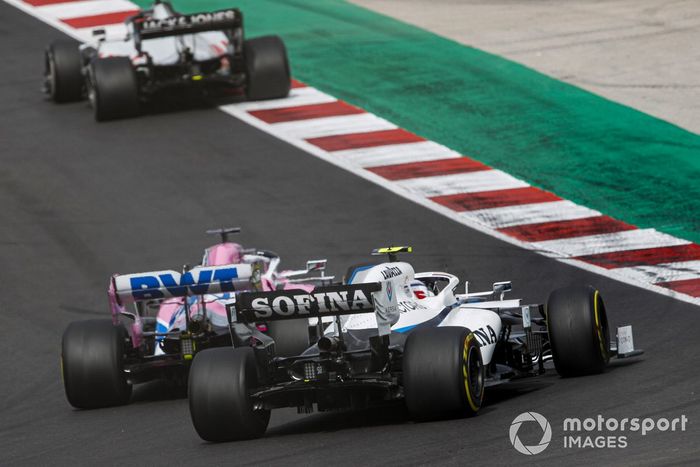 Sergio Pérez, Racing Point RP20,  Nicholas Latifi, Williams FW43