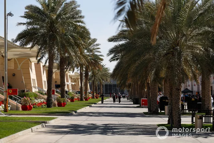 Vista del paddock
