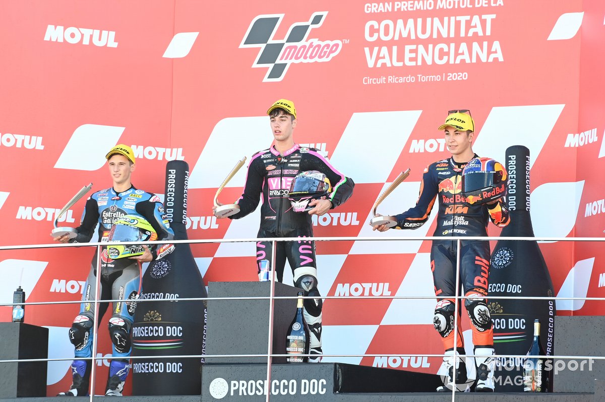 Sergio Garcia, Estrella Galicia 0,0 Dols, Tony Arbolino, Snipers Team, Raul Fernandez, Red Bull KTM Ajo
