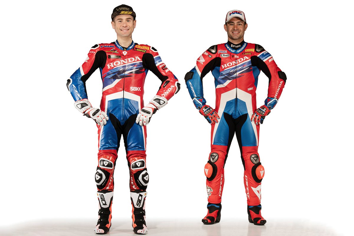 Alvaro Bautista, Team HRC. Leon Haslam, Team HRC