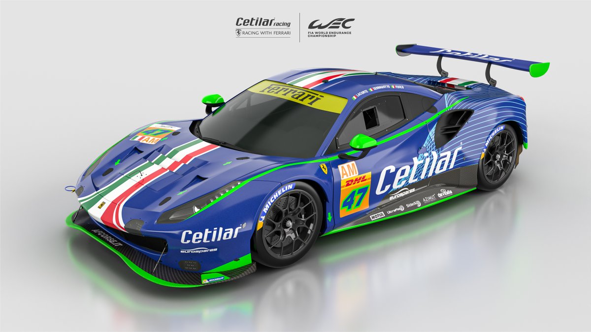 #47 Cetilar Racing-AF Corse, Ferrari 488 GTE Evo: Giorgio Sernagiotto, Roberto Lacorte, Antonio Fuoco