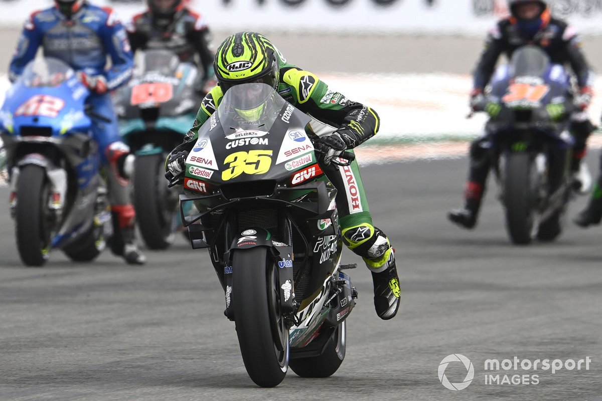 Cal Crutchlow, Team LCR Honda, prove di partenza