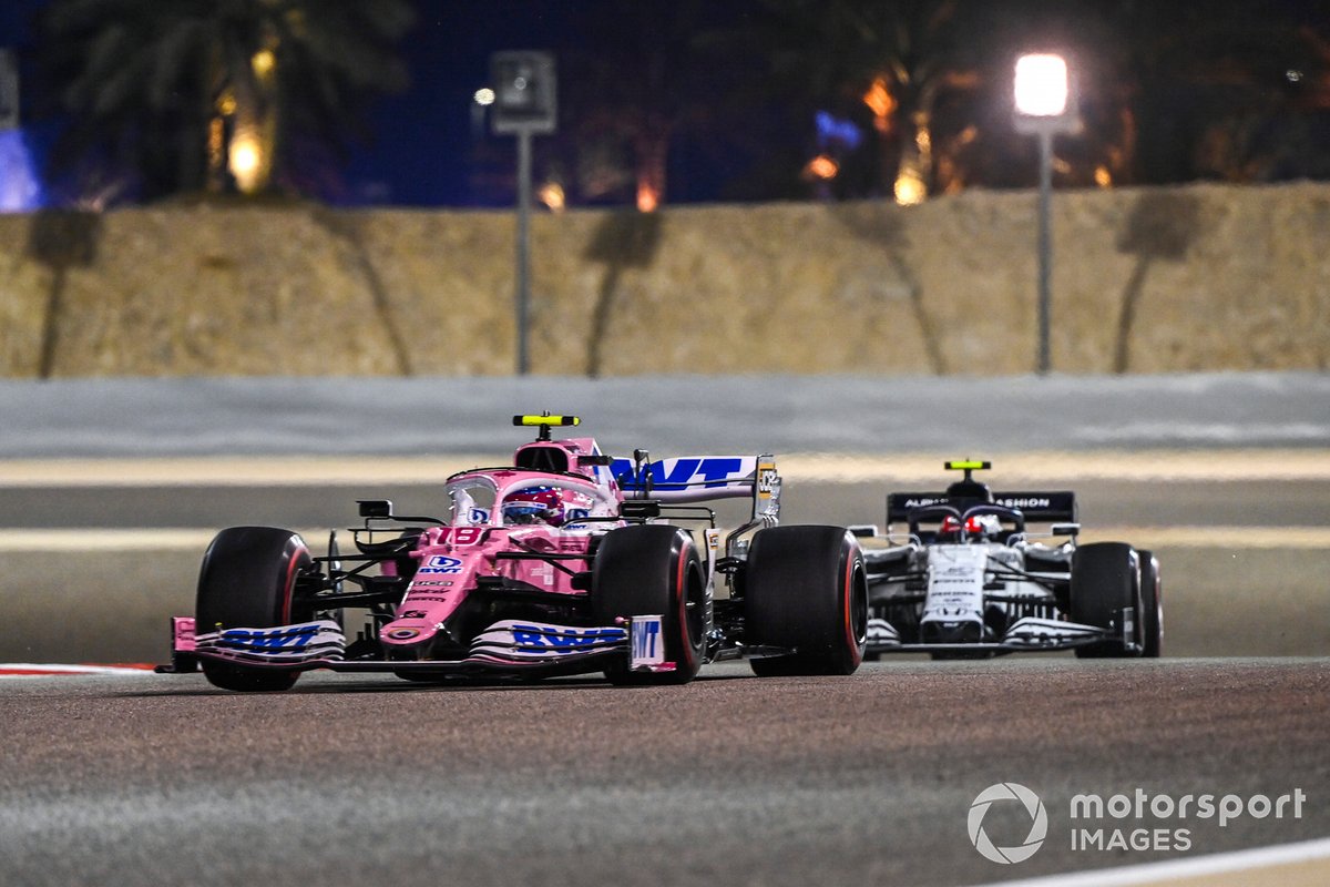 Lance Stroll, Racing Point RP20, Pierre Gasly, AlphaTauri AT01
