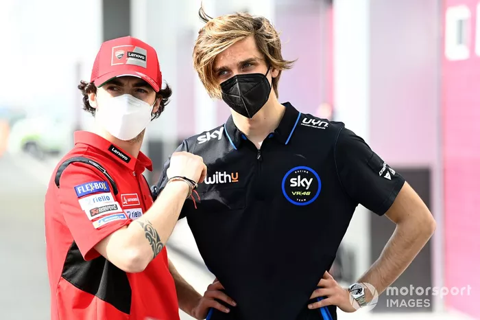 Francesco Bagnaia, Ducati Team, Luca Marini, Esponsorama Racing