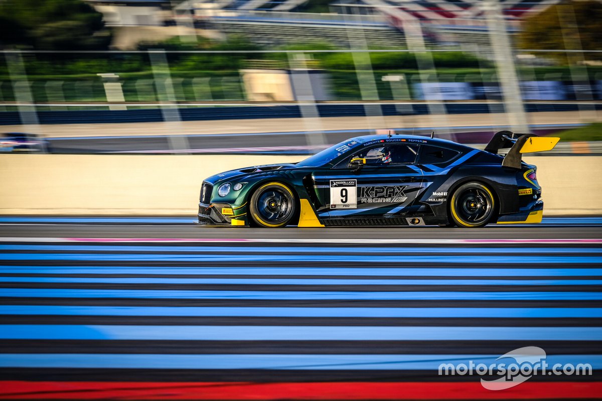 #9 K-Pax Racing Bentley Continental GT3: Jordan Pepper, Alvaro Parente, Andy Soucek