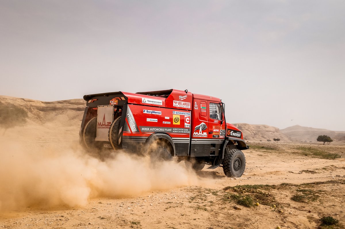 #505 Maz-Sportauto: Aliaksei Vishneuski, Maksim Novikau, Siarhei Sachuk
