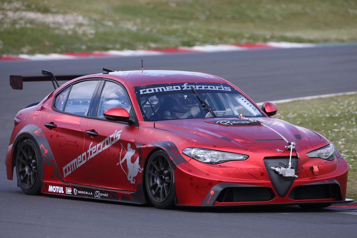 Mario Ferraris, Stefano Coletti, Romeo Ferraris, Alfa Romeo Giulia ETCR