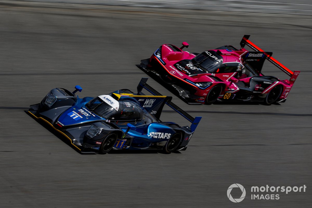 #11 WIN Autosport ORECA LMP2 07: Steven Thomas, Tristan Nunez, Thomas Merrill, Matthew Bell, #60 Meyer Shank Racing w/Curb-Agajanian Acura DPi: Olivier Pla, A.J. Allmendinger, Dane Cameron, Juan Pablo Montoya