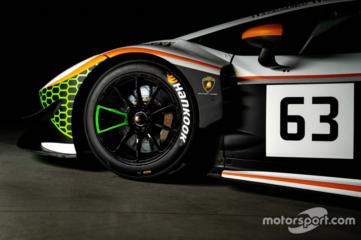 #63 Lamborghini Huracan GT3 Evo, FFF Racing Team: Andrea Caldarelli, Marco Mapelli, Giacomo Altoè, Mirko Bortolotti