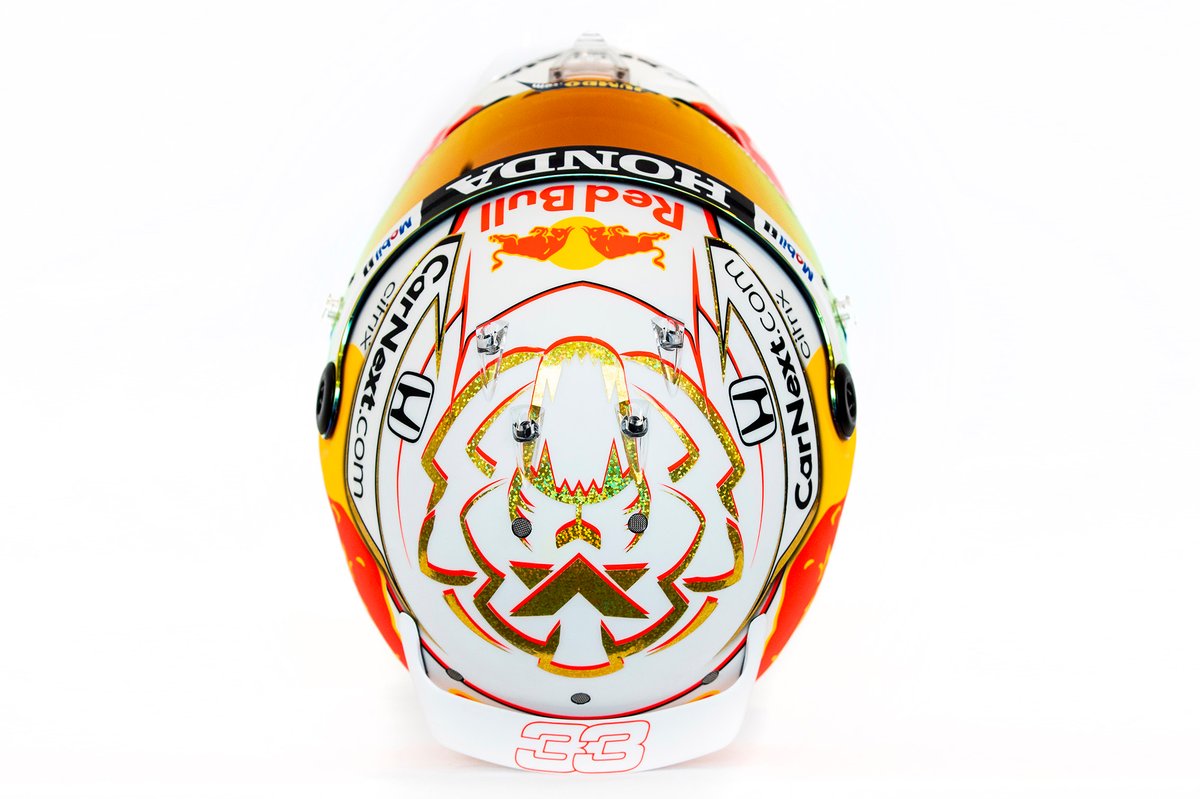 Casco de Max Verstappen, Red Bull Racing