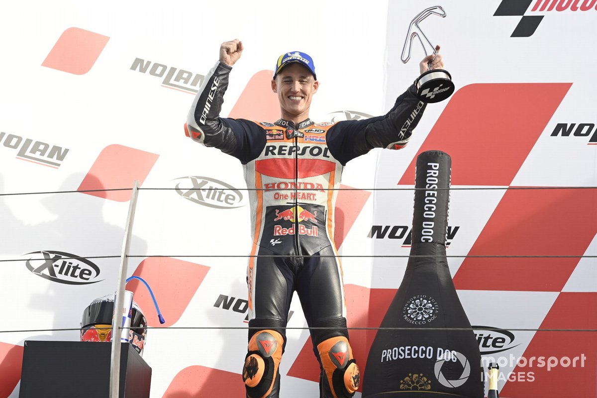 Podio: segundo lugar Pol Espargaró, Repsol Honda Team