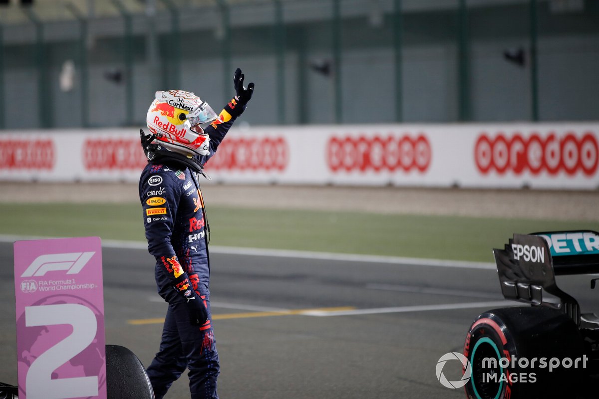 Segundo puesto Max Verstappen, Red Bull Racing
