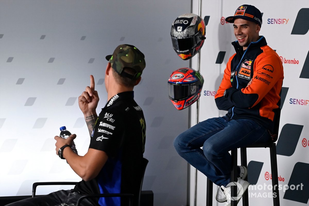 Miguel Oliveira, Red Bull KTM Factory Racing, Fabio Quartararo, Yamaha Factory Racing