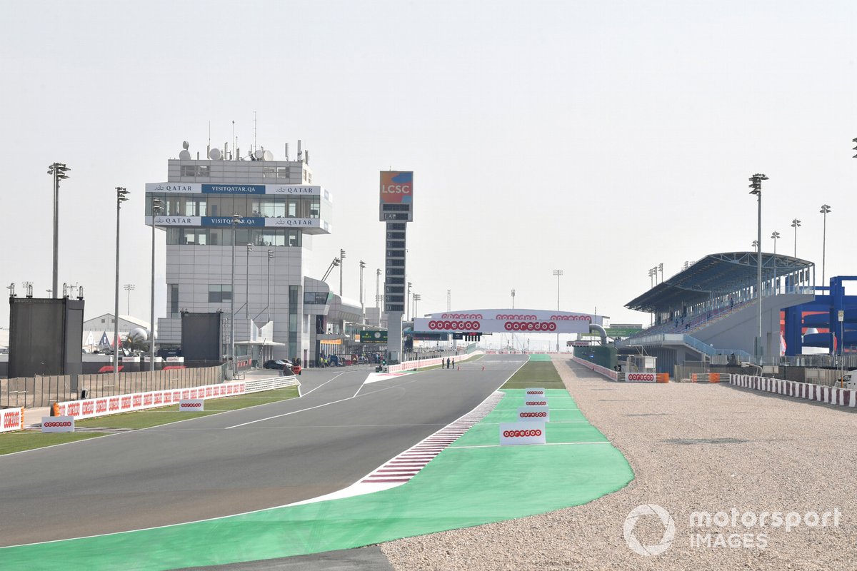 Vista general del circuito de Losail