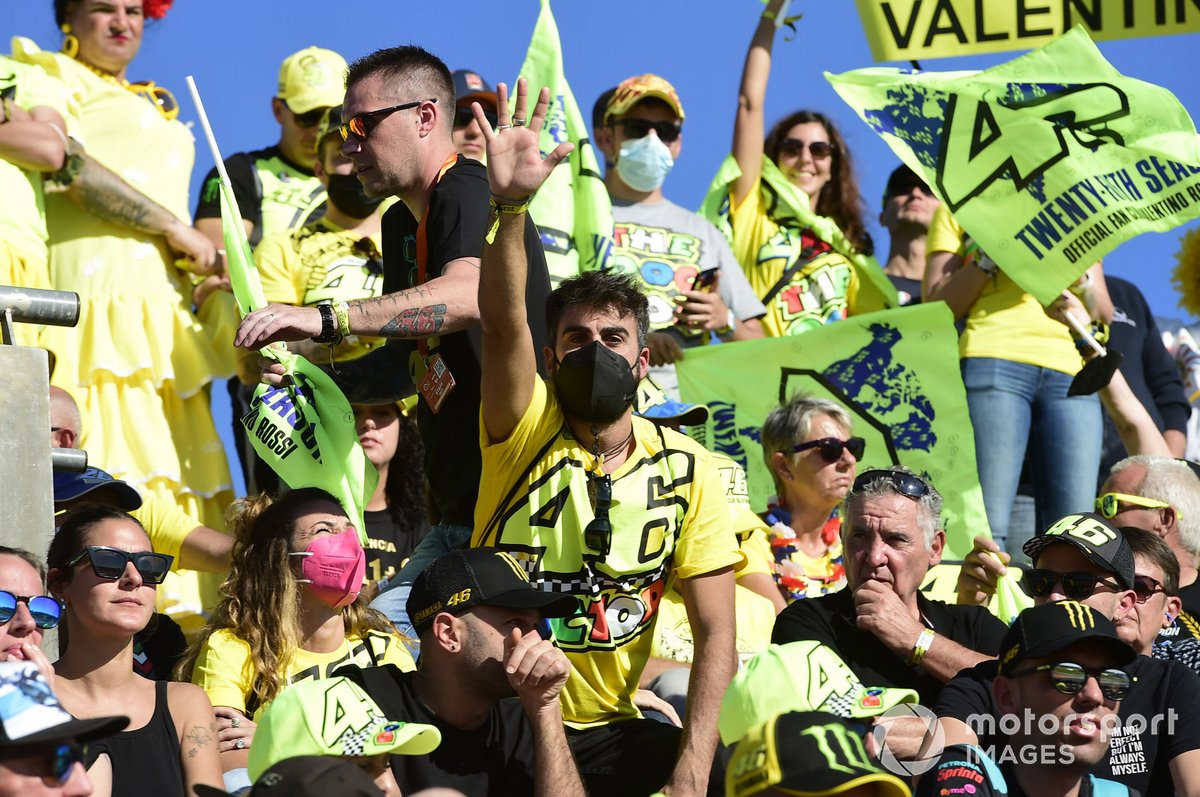 Les supporters de Valentino Rossi