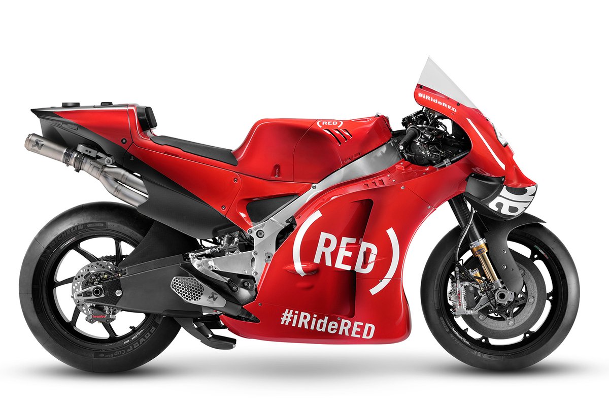 La moto de Aleix Espargaró, Aprilia Racing Team Gresini, con decoración especial para Valencia