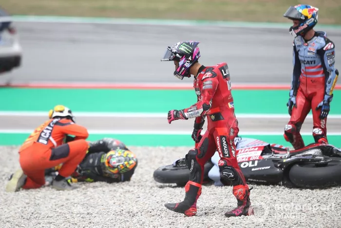 Enea Bastianini, caída del equipo Ducati