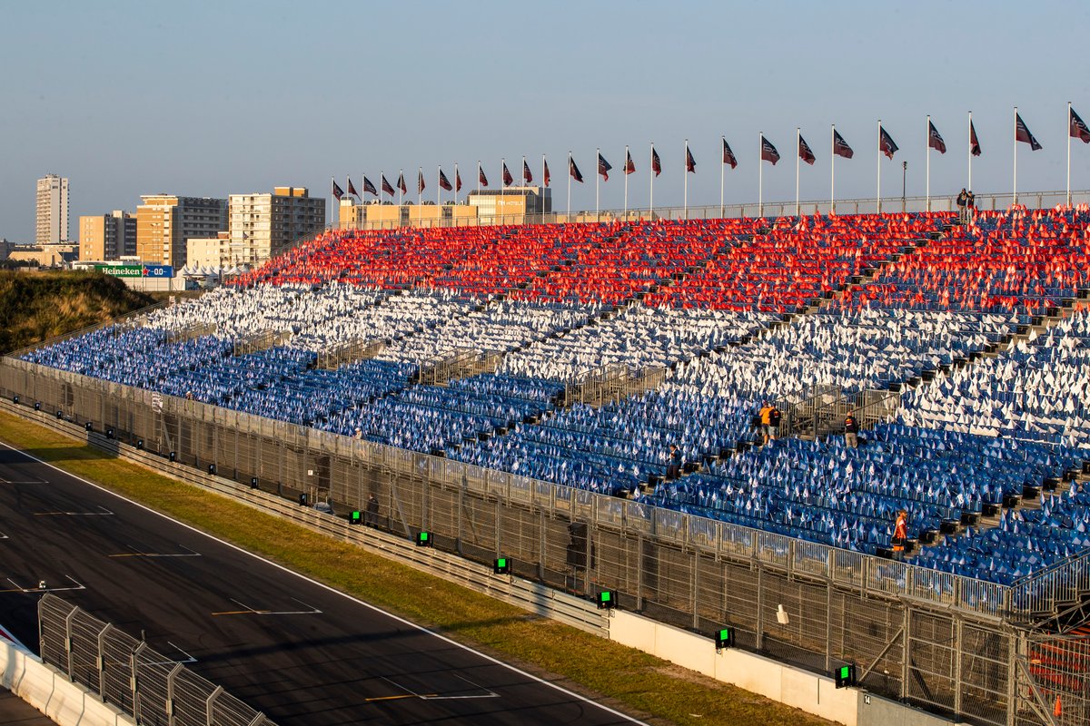 Las gradas de Zandvoort para el GP de Países Bajos