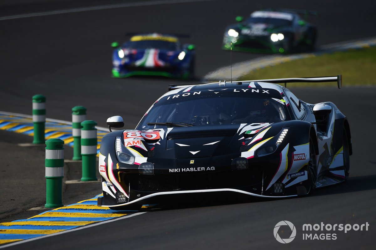 #80 Iron Lynx Ferrari 488 GTE EVO LMGTE Am of Matteo Cressoni, Rino Mastronardi, Calum Illot