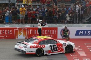 Race winner A.J. Allmendinger, Kaulig Racing, Chevrolet Camaro
